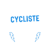 Toller Radfahrer