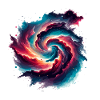 Nebulose colorate nello spazio