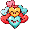 Coeurs Amoureux Bébé Mignon