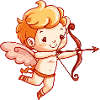 Ange Saint-Valentin Cupidon amoureux