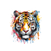 Tiger Pop Art Kopf