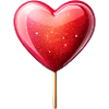 Heart Lolly