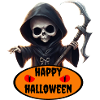 Halloween Little Grim Reaper