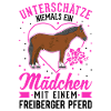 Freiberger Pferd Mädchen