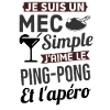 Ping Pong apéro