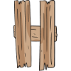 Letter H Wood Wooden Letter