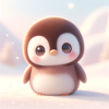 Penguins snow 2