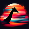 Silhouette Giraffe