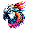 Cockatoo parrot with crest