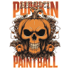 Hallowee pumpkin paintball