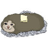 sad potato cat meme illustration