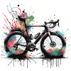 Bicycle Spray Paints Splash