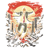 A crazy giant Japanese businessman