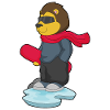 Löwe Snowboarder Snowboard