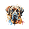 Kangal Dog Pop Art Head