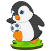 Penguin Soccer Player Soccer