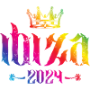 Ibiza 2024 Crown Multicoloured