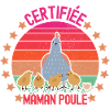 Meilleure maman certifié maman poule