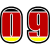 9 Numéro Allemagne Jersey