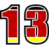 13 Number Germany Jersey