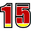 15 Numéro Allemagne Jersey