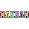 Name - Hannah