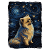 Pomeranian Starry Night