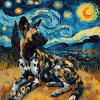 Hyène, Van Gogh, Nuit étoilée