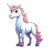 Süßes Einhorn Illustration