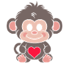Humour petit singe babouin