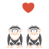 Humour petit singe babouin