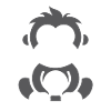 Humour petit singe babouin