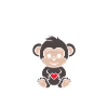 Humour petit singe babouin