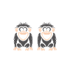 Humour petit singe babouin