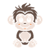 Humour petit singe babouin