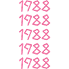Jours fériés 1988