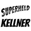 Superheld, clever getarnt als Kellner