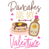Pancake Lover Kids Valentines Day