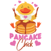 Pancake Lover Kids Chicken Girl
