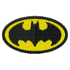 DC Comics Batman Petit Logo Broderie