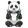 Panda Student Crayons School