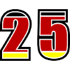25 Number Germany Jersey