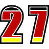 27 Numéro Allemagne Jersey