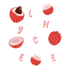 Litchi Litchi Fruits exotiques