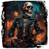Skull / Skull / Skeleton / Gothic / Tattoo