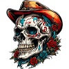 Skull / Skull / Skeleton / Gothic / Tattoo