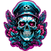 Skull / Skull / Skeleton / Gothic / Tattoo