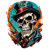 Skull / Skull / Skeleton / Gothic / Tattoo