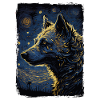 Hyäne Starry Night