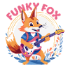 Funky Fox - guitar player